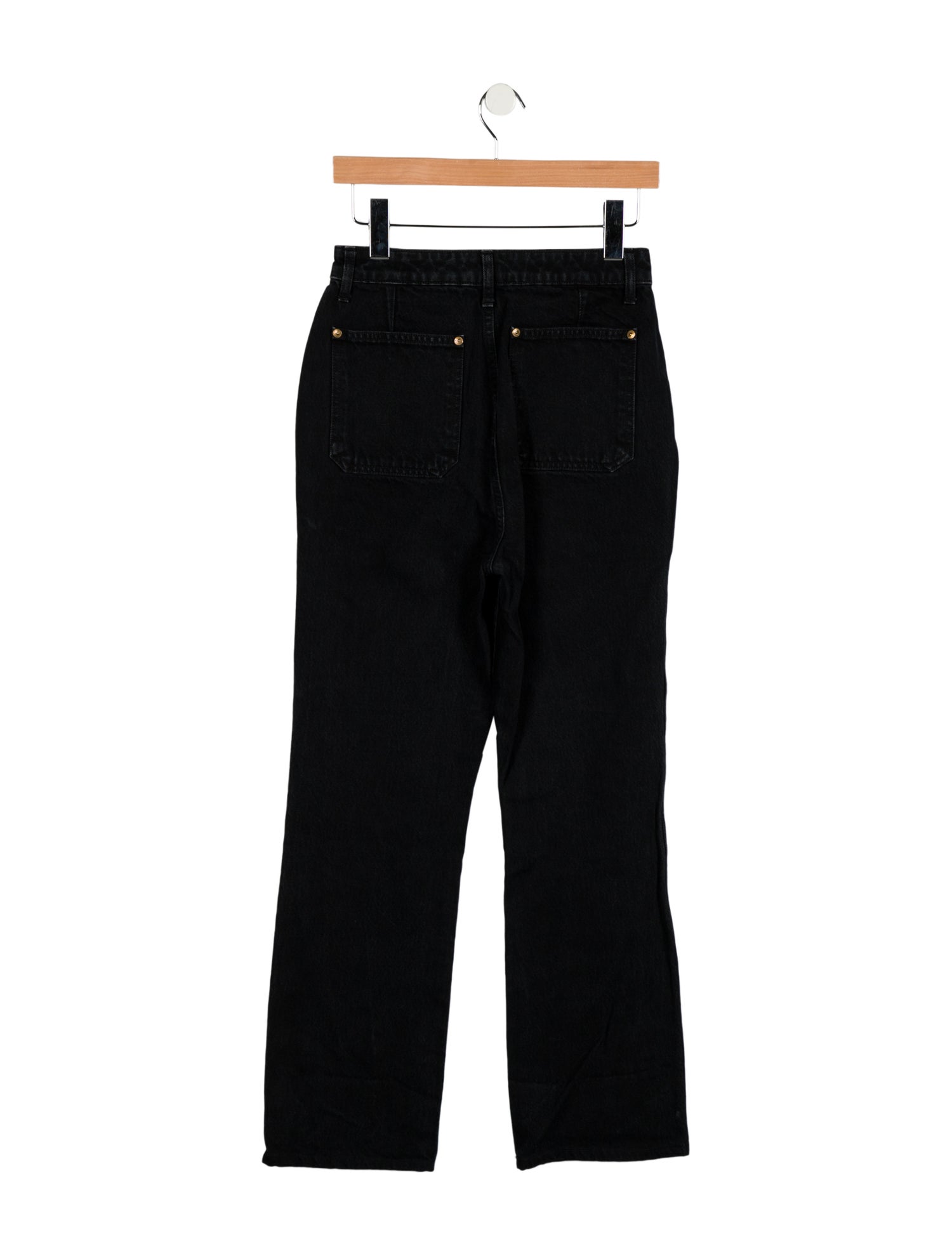 Khaite High-Rise Wide Leg Jeans