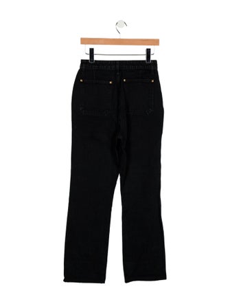 Khaite High-Rise Wide Leg Jeans