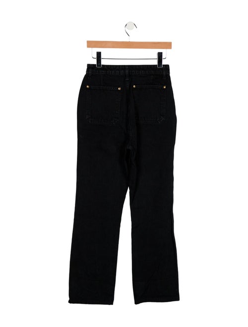 Khaite High-Rise Wide Leg Jeans