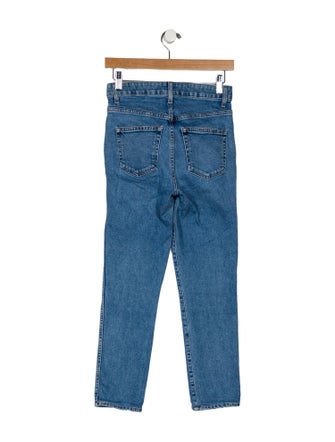 Khaite Mid-Rise Skinny Leg Jeans