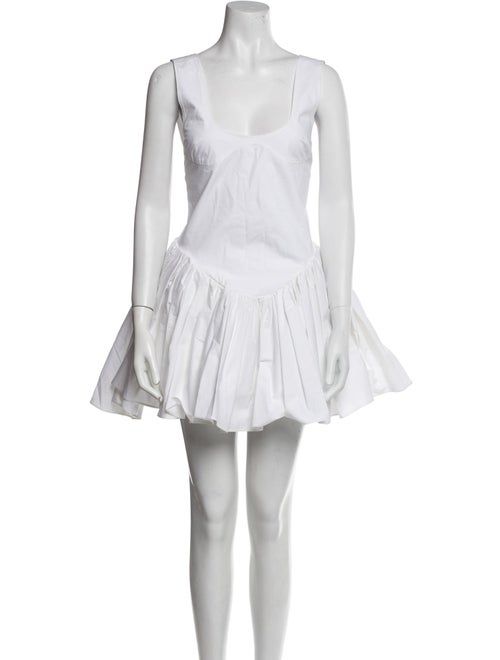 Khaite Scoop Neck Mini Dress