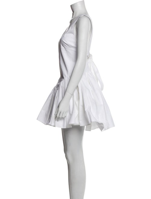 Khaite Scoop Neck Mini Dress