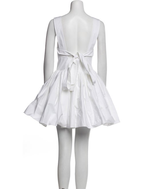 Khaite Scoop Neck Mini Dress