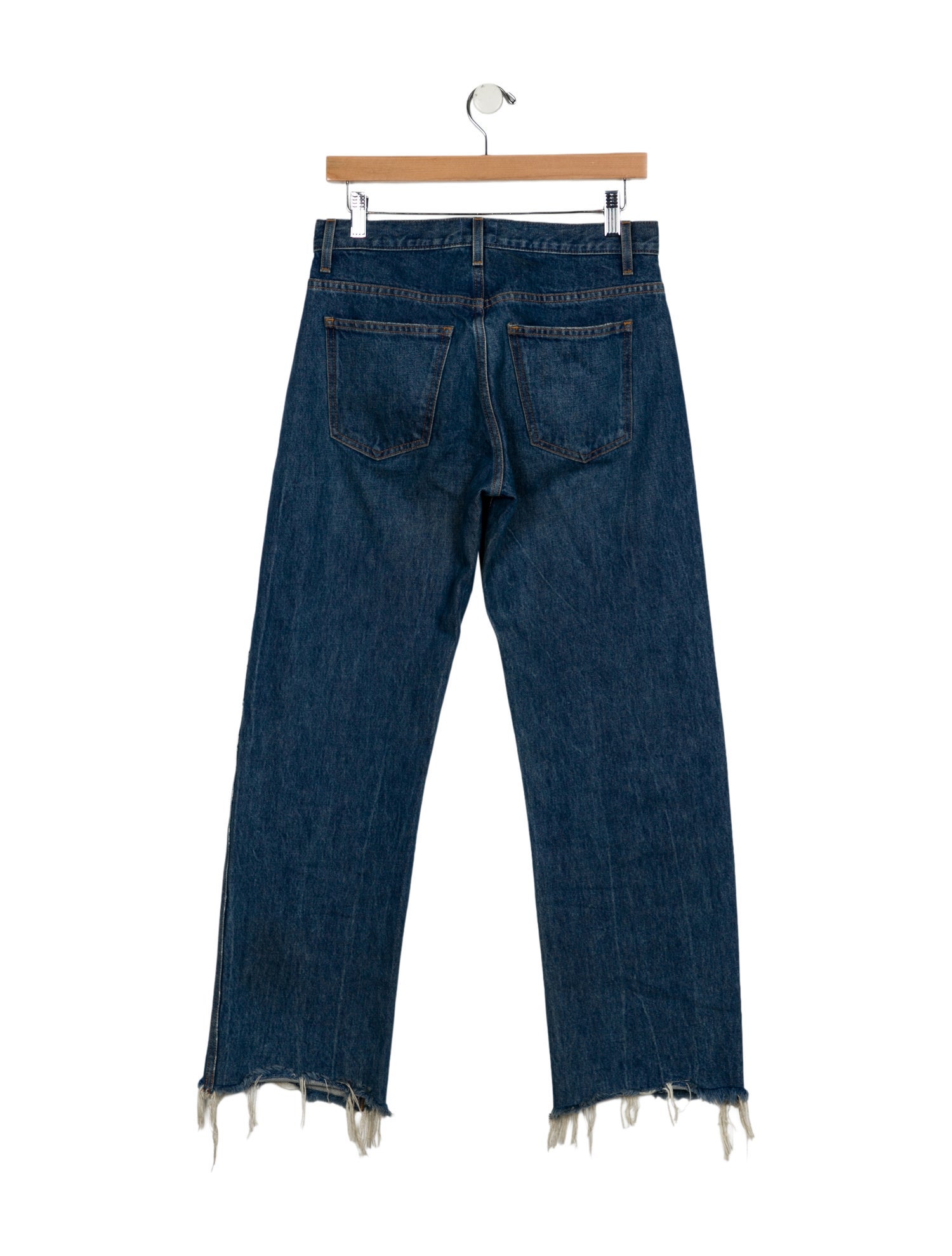 Khaite Mid-Rise Wide Leg Jeans