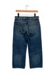 Khaite Mid-Rise Straight Leg Jeans