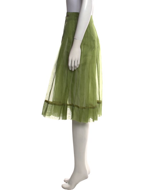 Khaite Pleated Accents Knee-Length Skirt