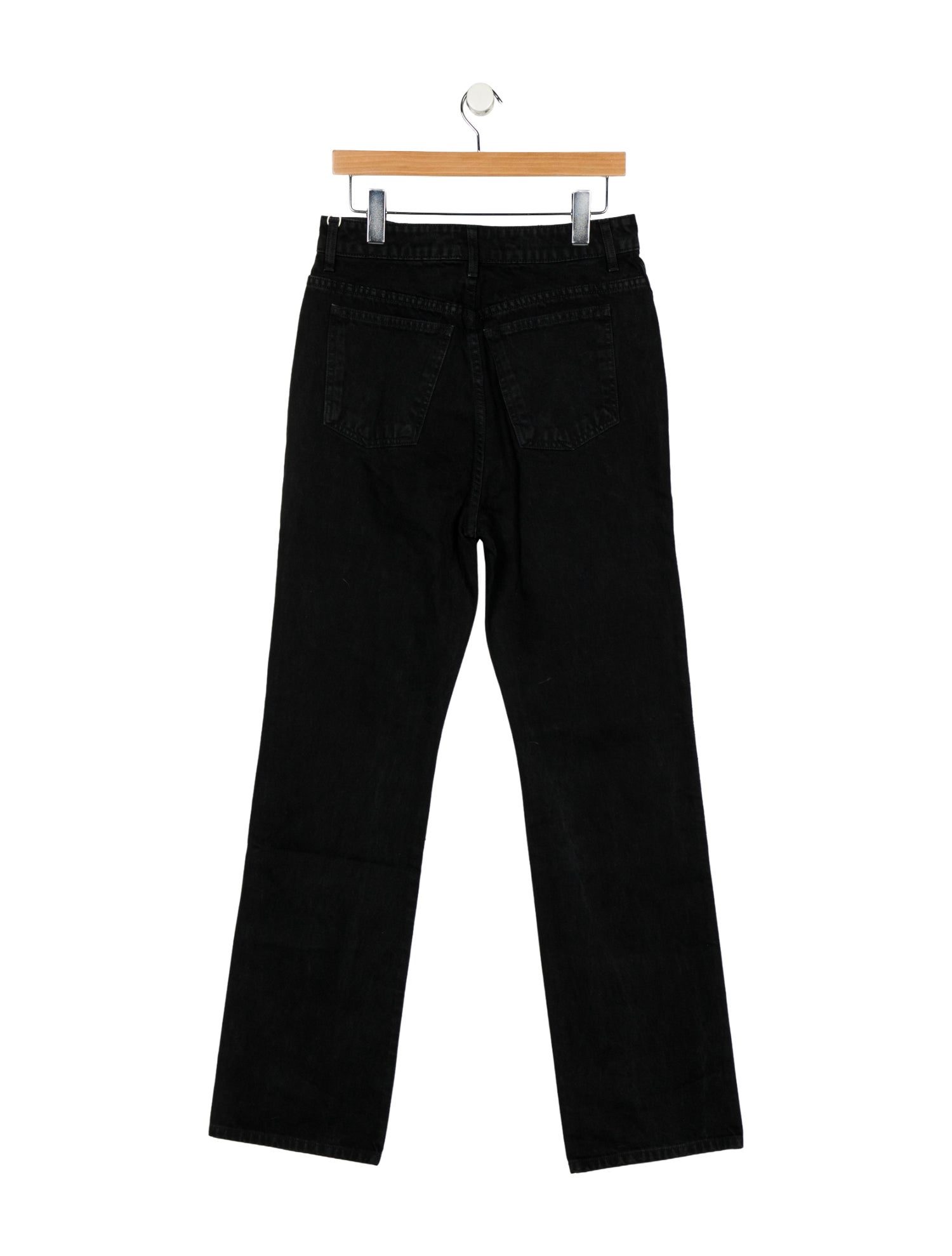 Khaite High-Rise Straight Leg Jeans