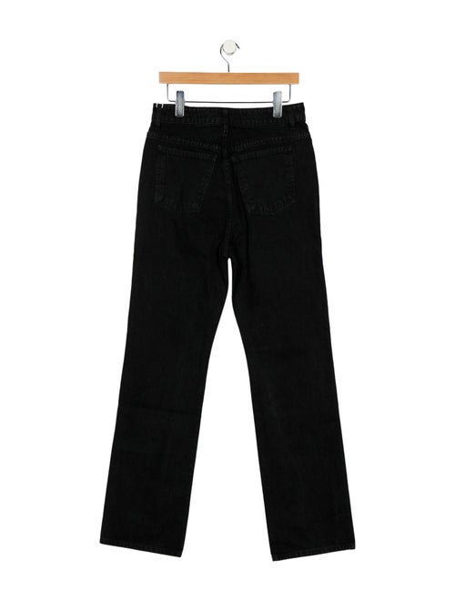 Khaite High-Rise Straight Leg Jeans