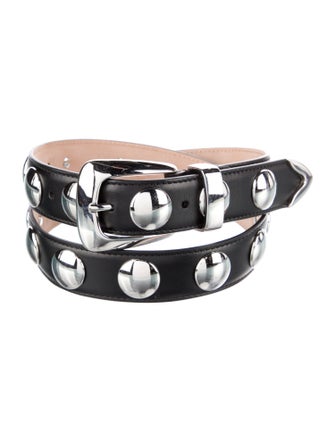 Khaite Skinny Leather Belt