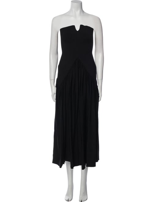 Khaite Strapless Long Dress