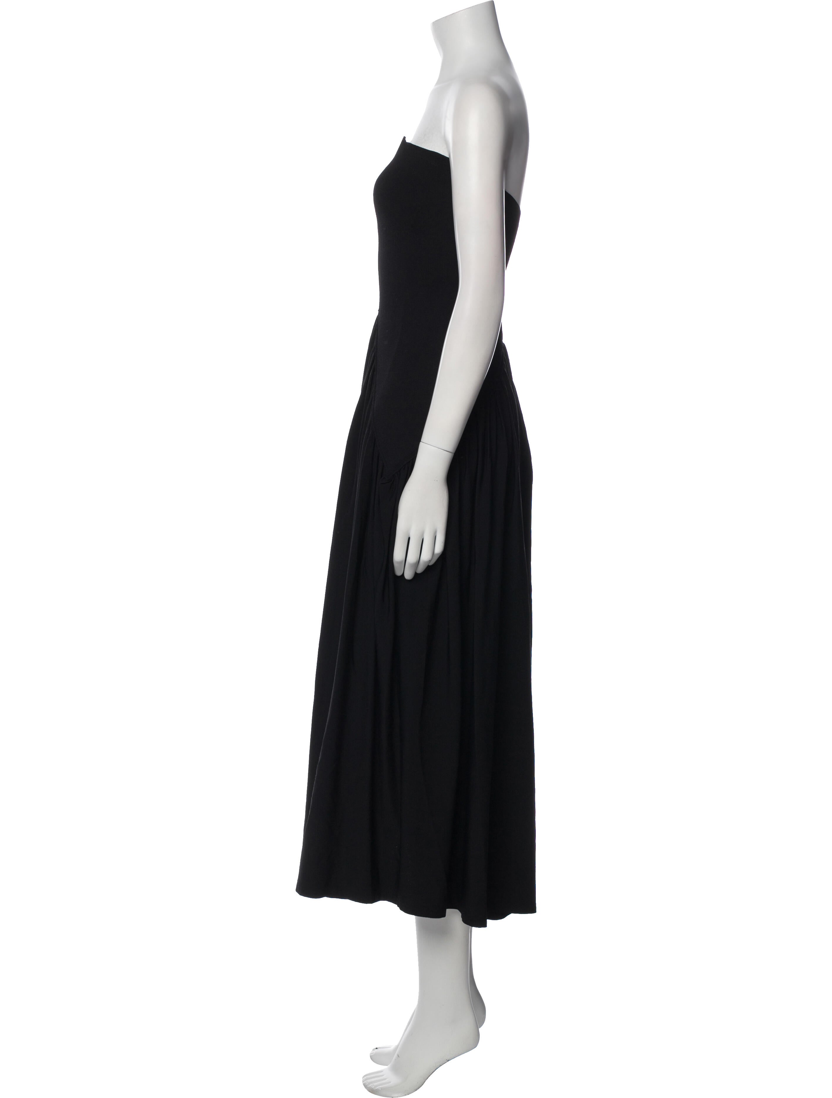 Khaite Strapless Long Dress