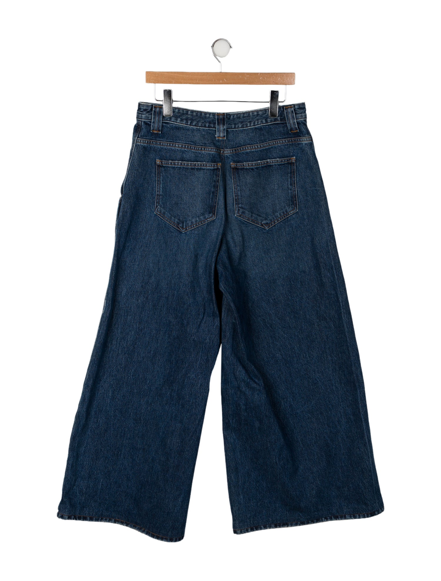 Khaite High-Rise Wide Leg Jeans
