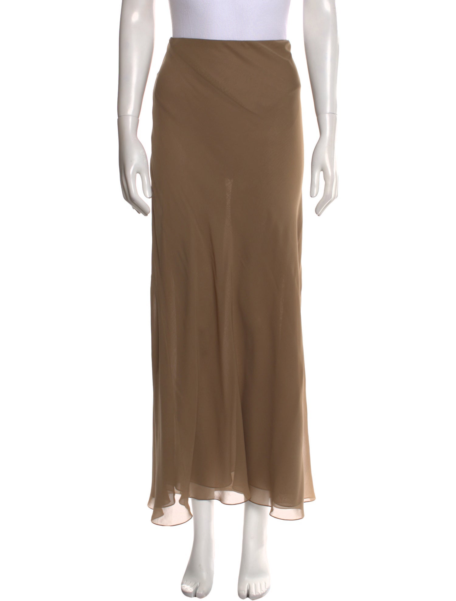 Khaite Silk Long Skirt