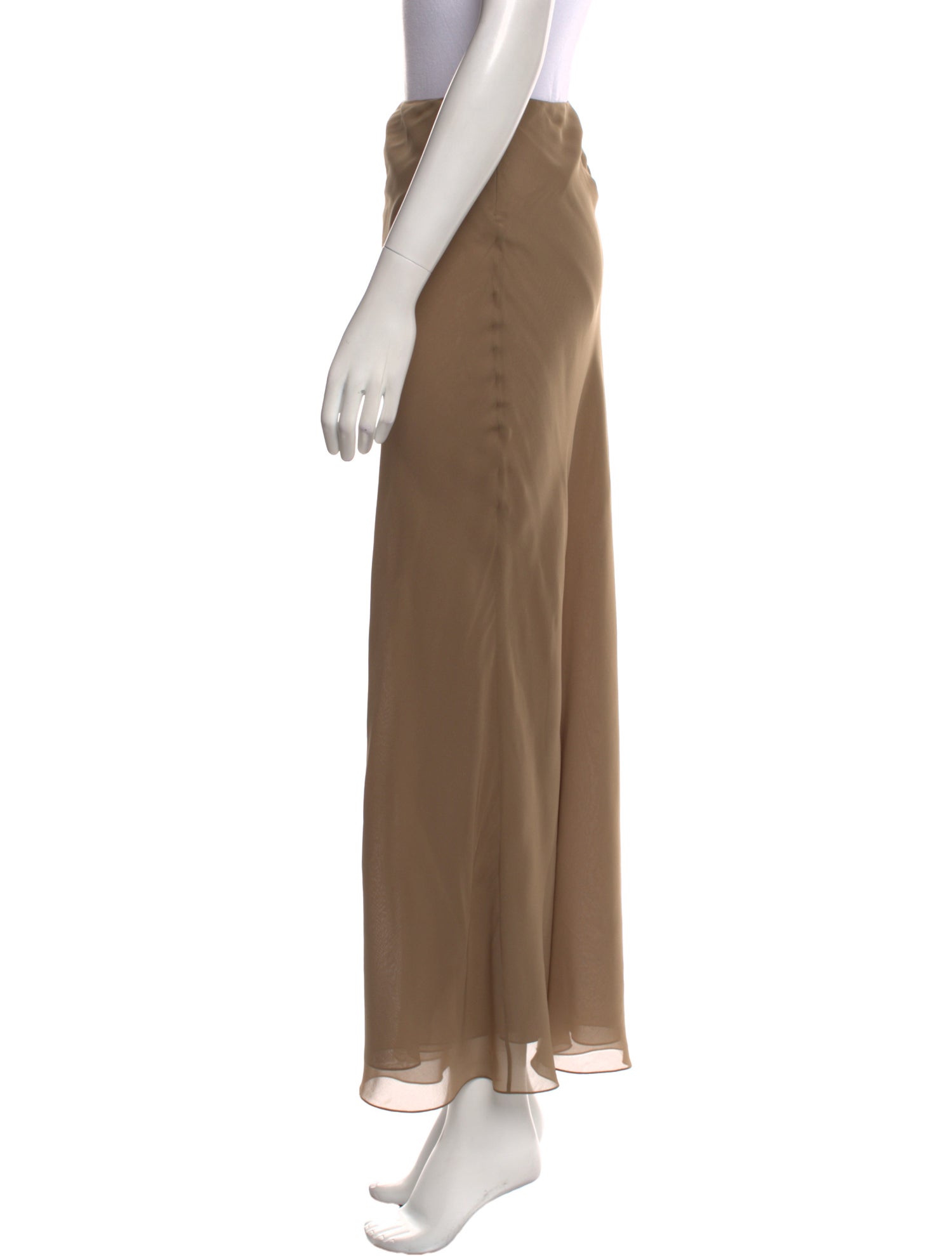 Khaite Silk Long Skirt