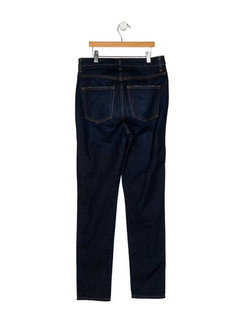 Khaite High-Rise Straight Leg Jeans