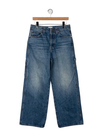 Khaite Sowen Wide Leg Jeans