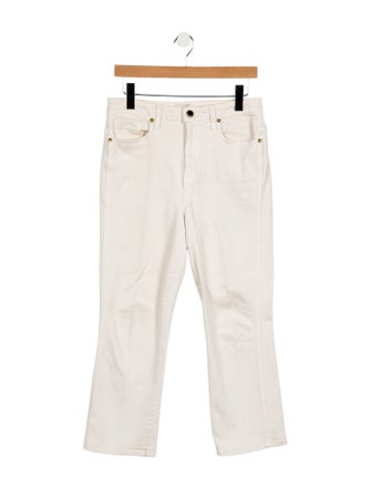 Khaite High-Rise Wide Leg Jeans