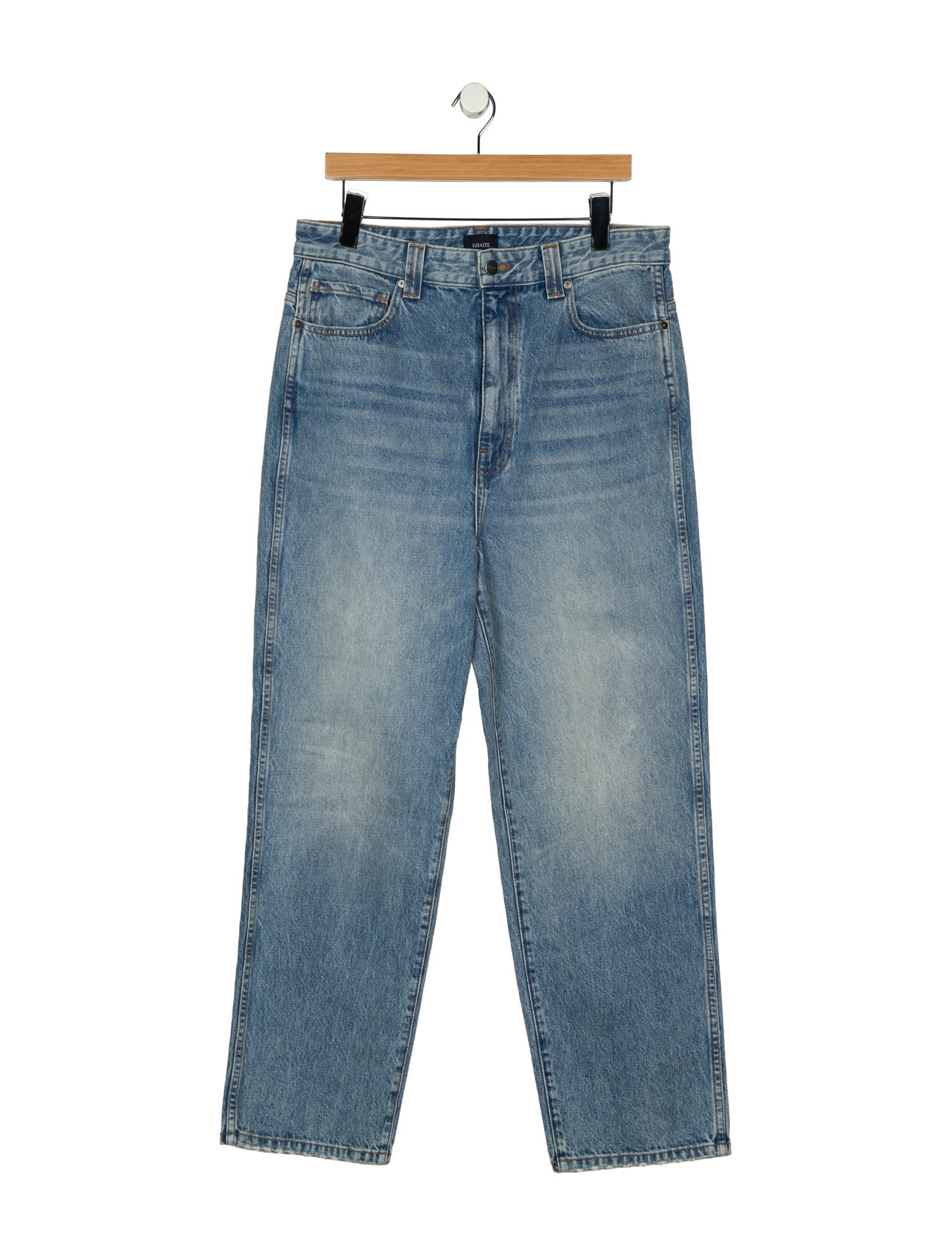 Khaite High-Rise Wide Leg Jeans