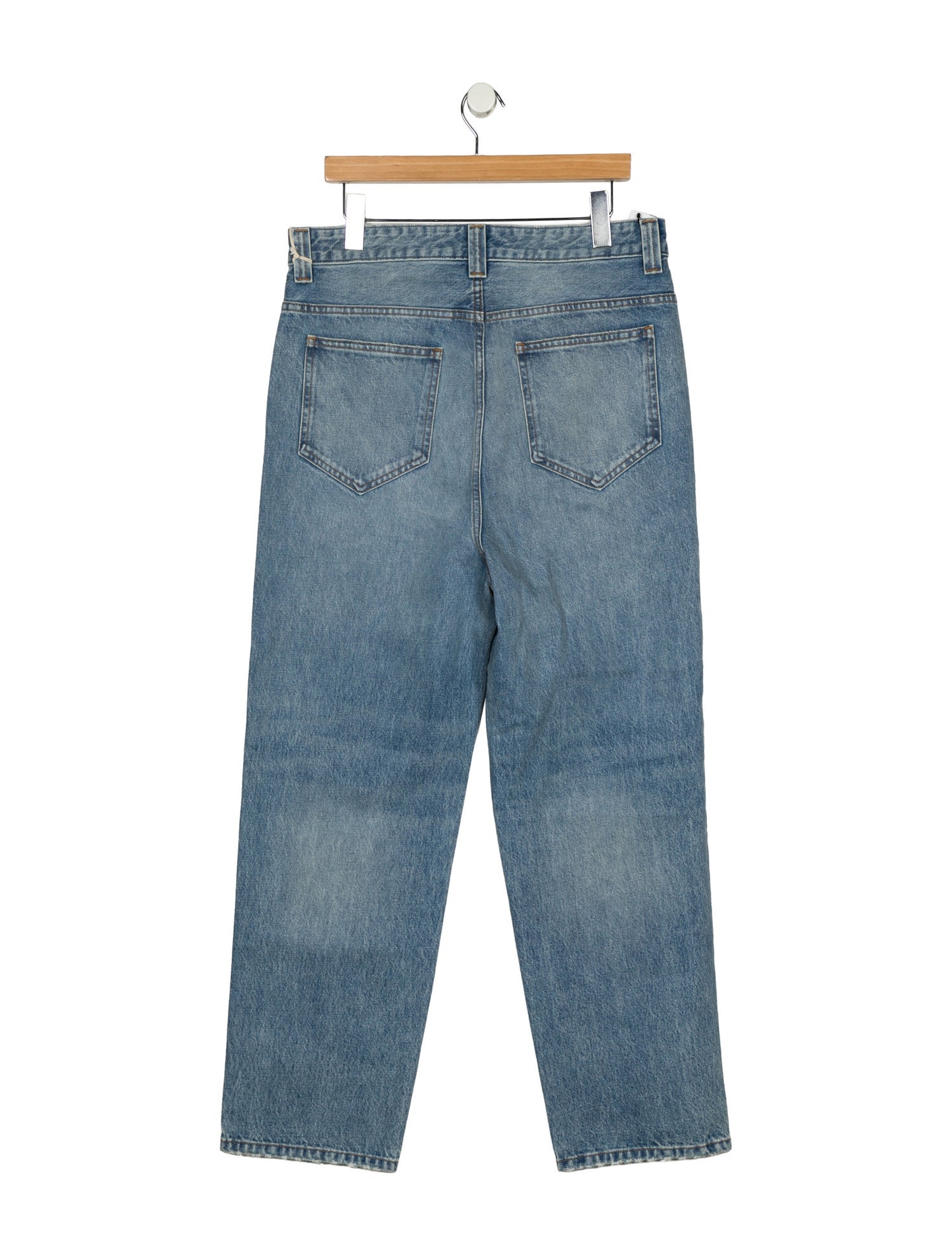 Khaite High-Rise Wide Leg Jeans
