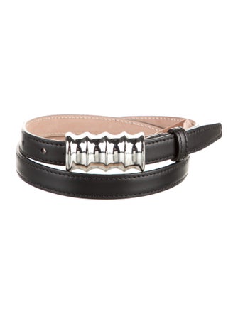 Khaite Wide Leather Belt