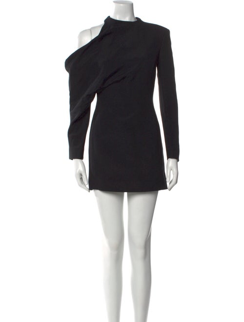 Khaite Mock Neck Mini Dress