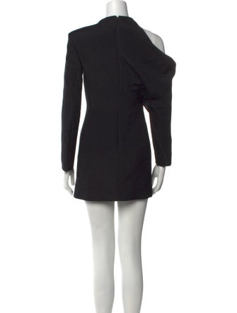 Khaite Mock Neck Mini Dress