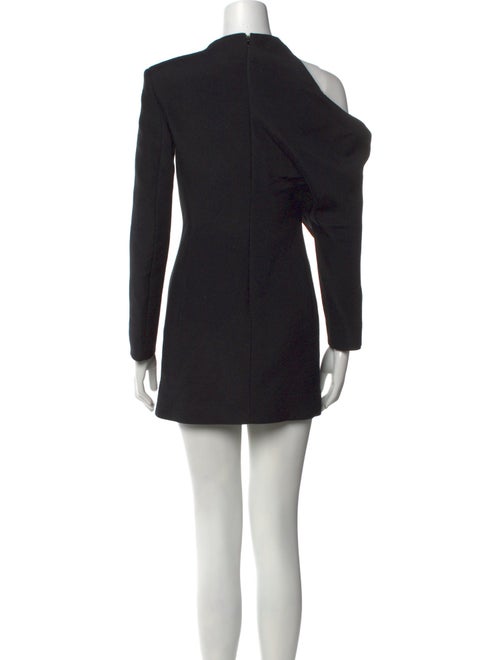 Khaite Mock Neck Mini Dress