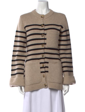 Khaite Cashmere Striped Sweater