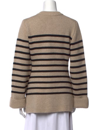 Khaite Cashmere Striped Sweater