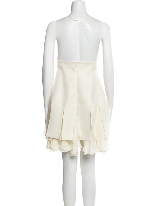 Khaite V-Neck Mini Dress