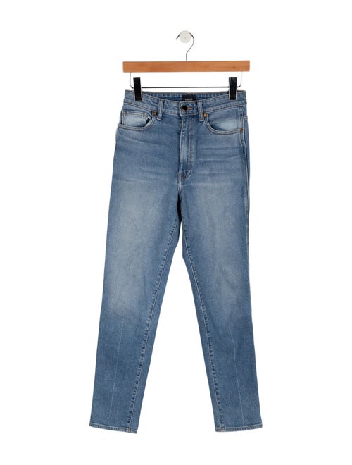 Khaite Mid-Rise Skinny Leg Jeans