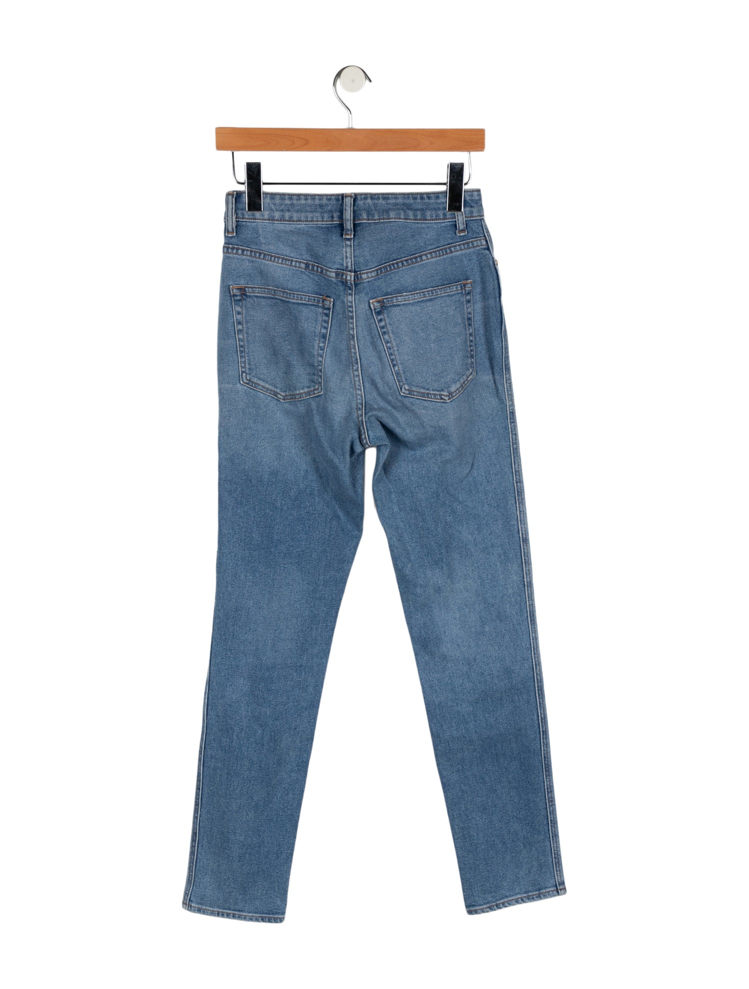 Khaite Mid-Rise Skinny Leg Jeans