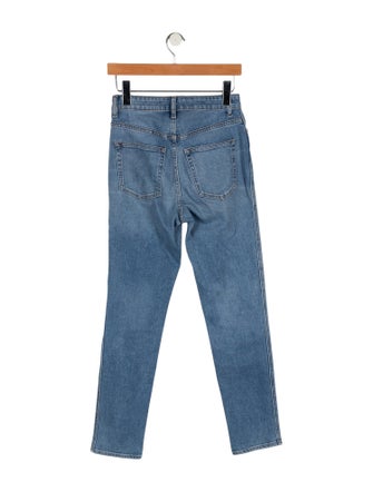 Khaite Mid-Rise Skinny Leg Jeans