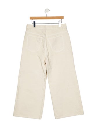 Khaite High-Rise Wide Leg Jeans