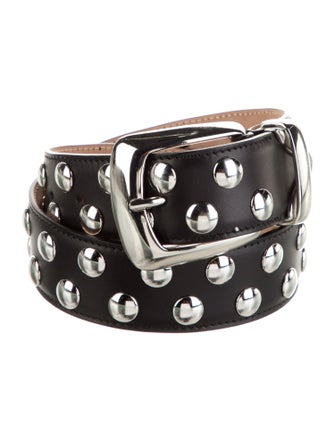 Khaite Wide Leather Waist Belt