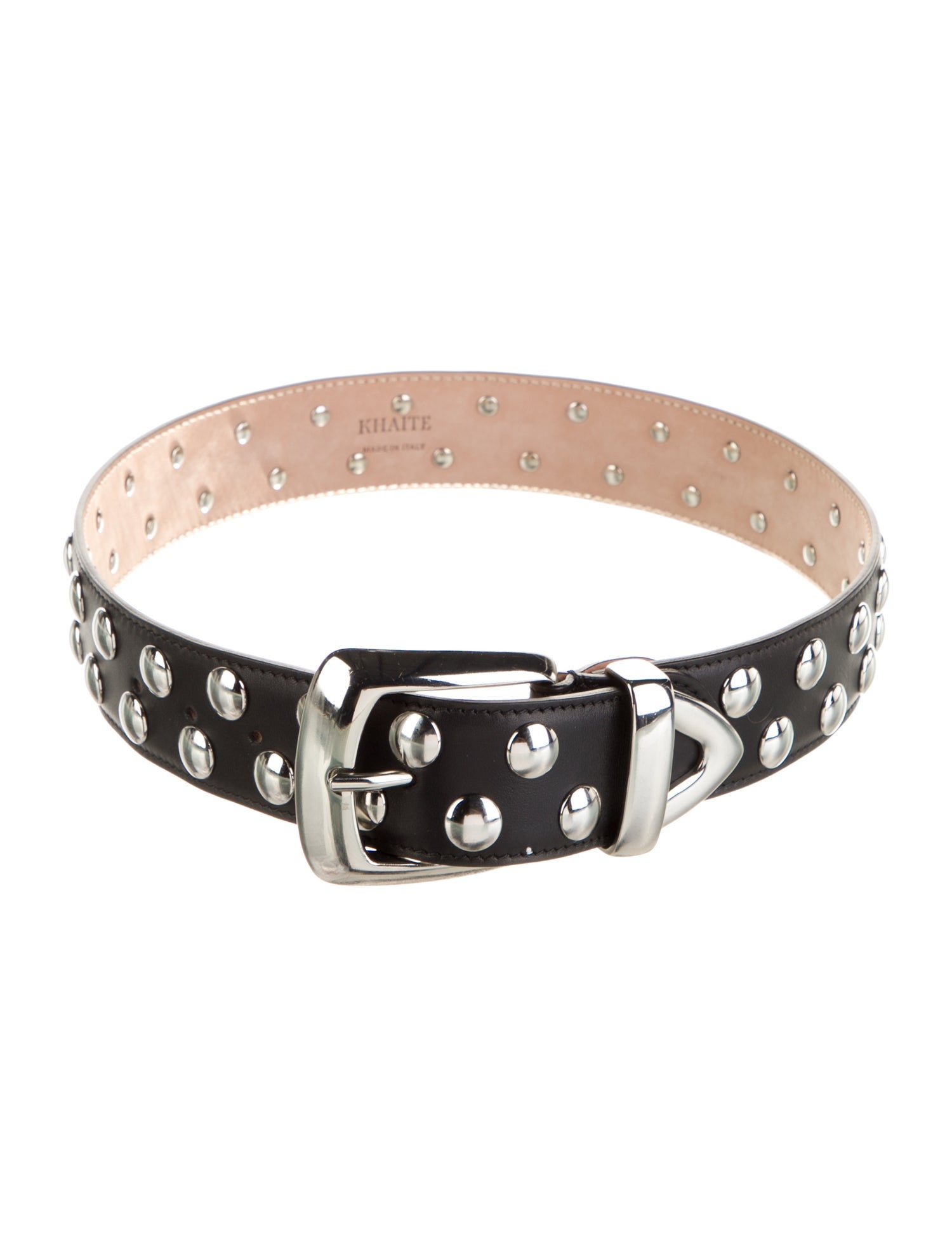 Khaite Wide Leather Waist Belt