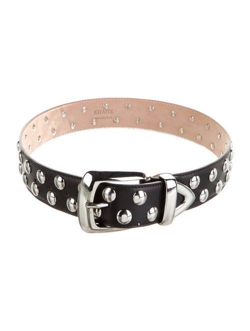 Khaite Wide Leather Waist Belt