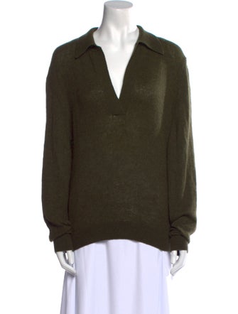Khaite Cashmere V-Neck Sweater
