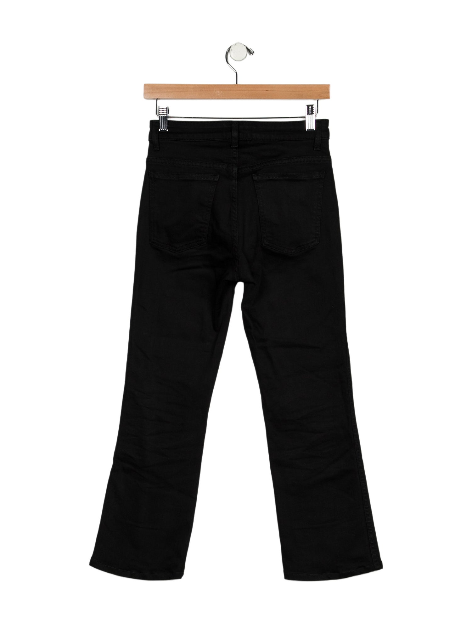 Khaite Mid-Rise Straight Leg Jeans