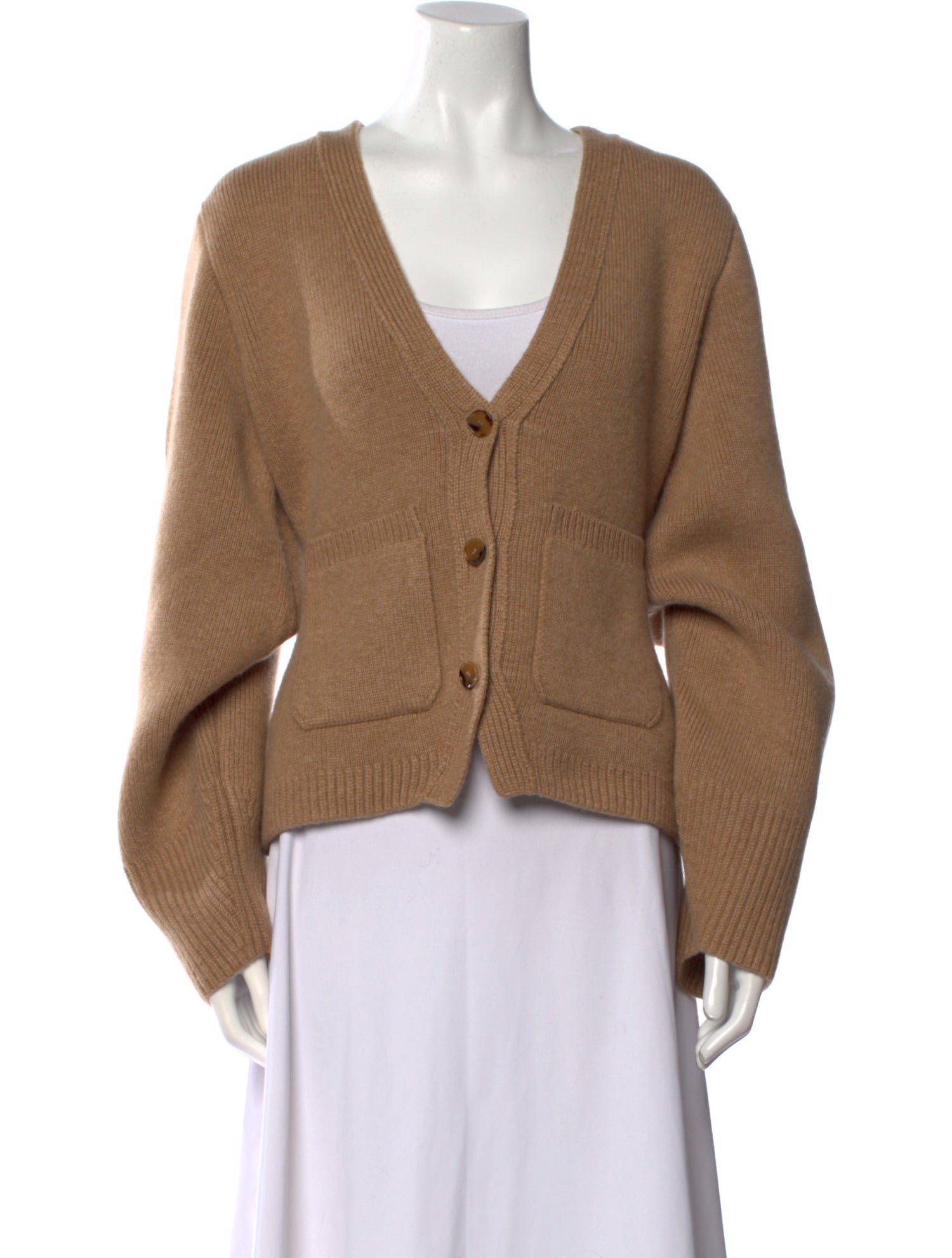 Khaite Cashmere V-Neck Sweater