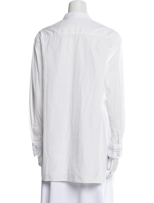Khaite Long Sleeve Button-Up Top