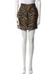 Khaite Animal Print Mini Skirt