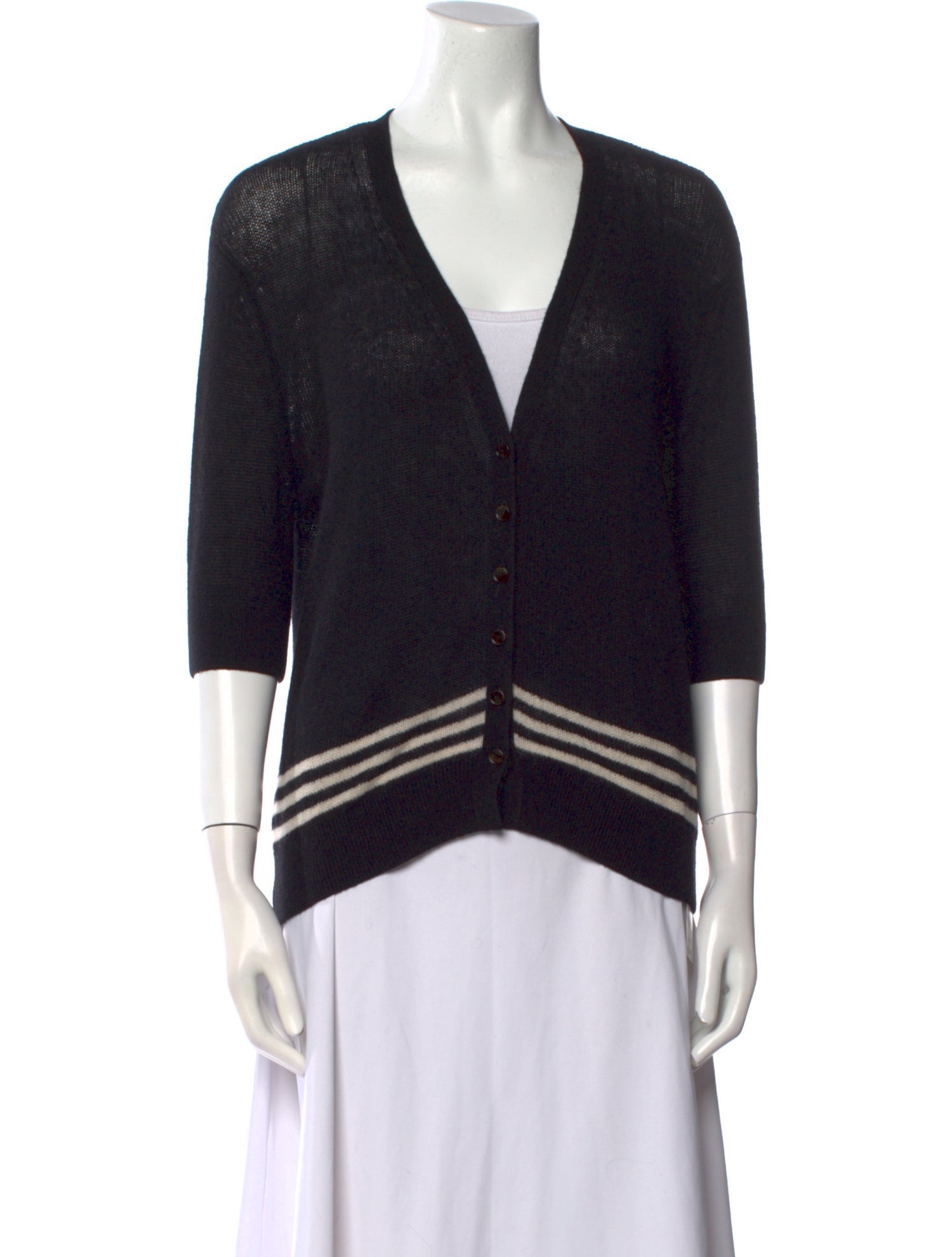 Khaite Cashmere Striped Sweater