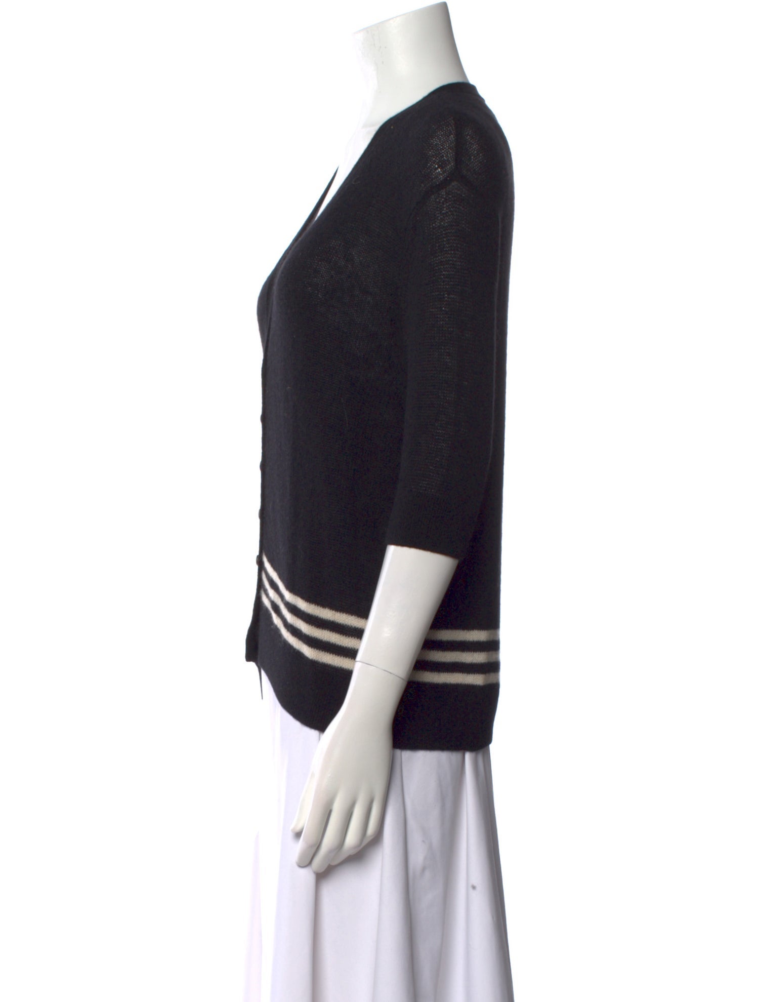 Khaite Cashmere Striped Sweater