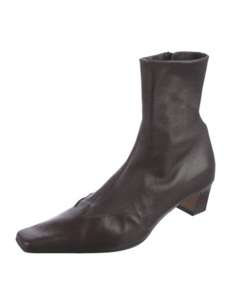 Khaite Leather Boots