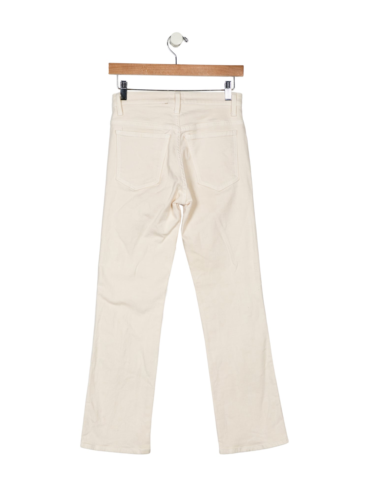 Khaite Mid-Rise Straight Leg Jeans