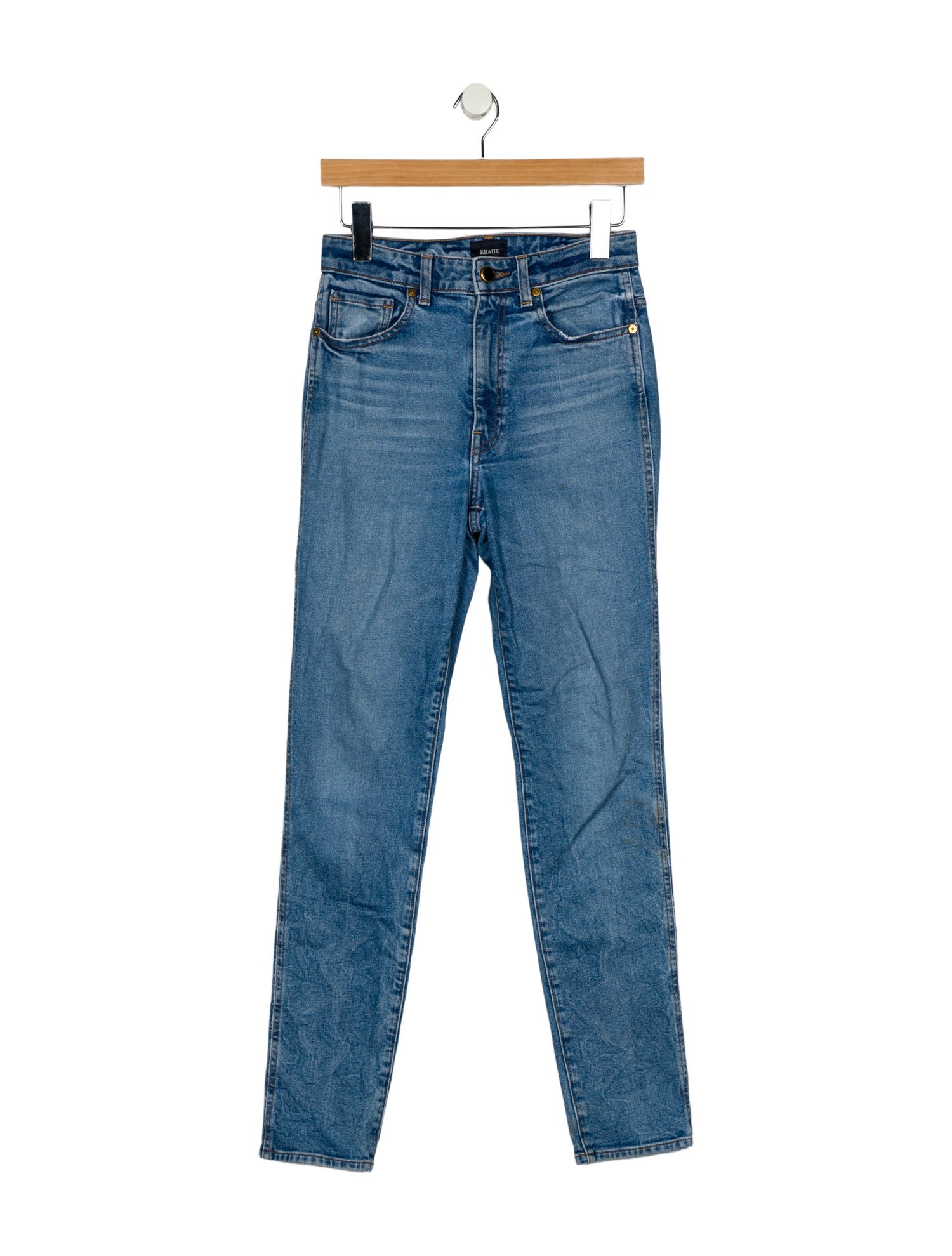 Khaite High-Rise Skinny Leg Jeans