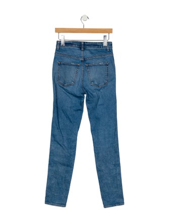 Khaite High-Rise Skinny Leg Jeans