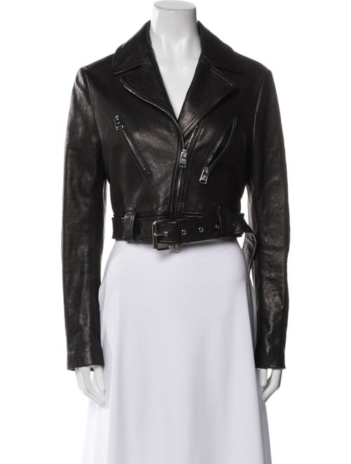 Khaite Leather Biker Jacket