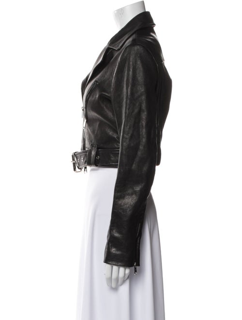 Khaite Leather Biker Jacket